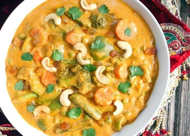 Veg Shahi Korma.