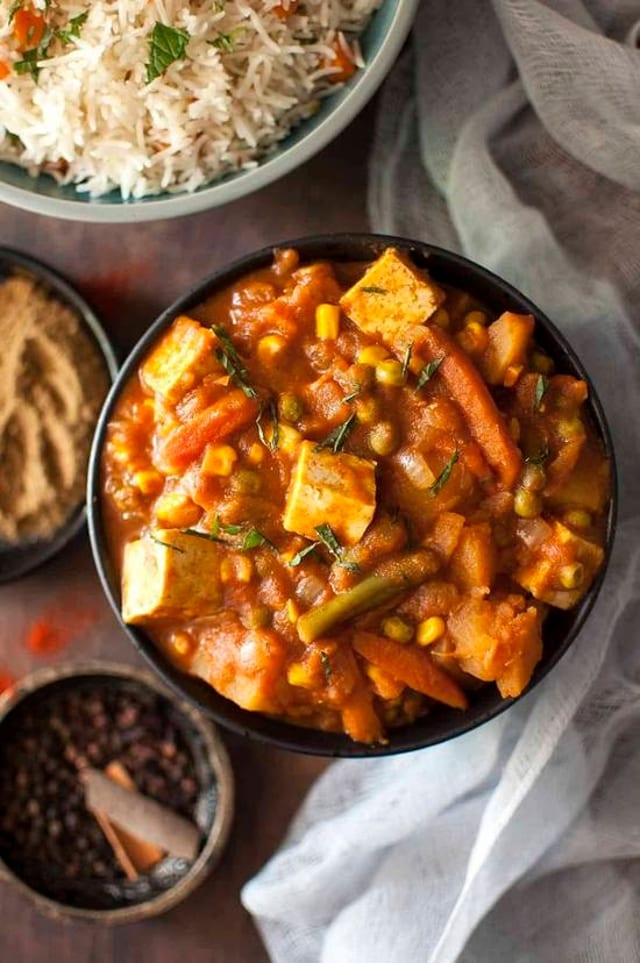 Tofu Vindaloo.