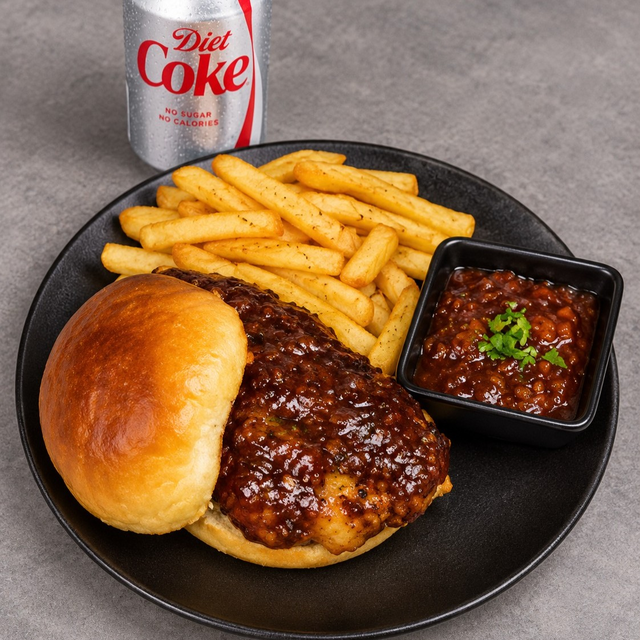 Chili Chicken Burger.