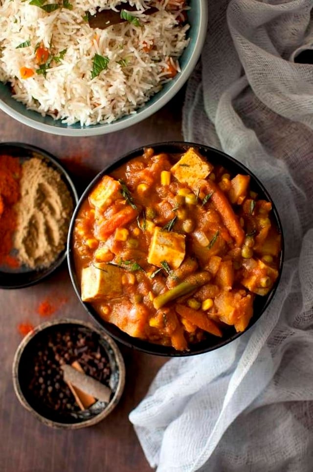 Veg Vindaloo.