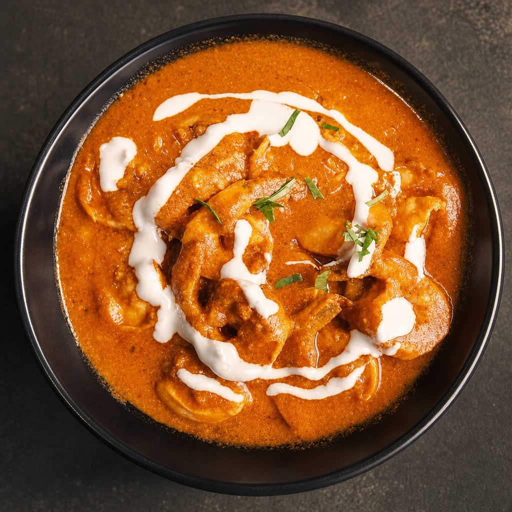 Shrimp Tikka Masala.
