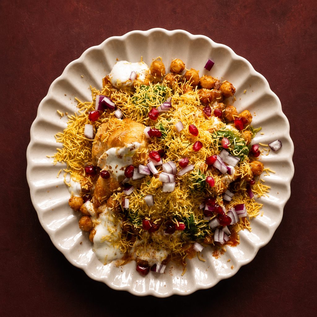 Aloo Tikki Chaat.