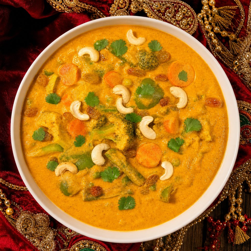 Veg Shahi Korma.
