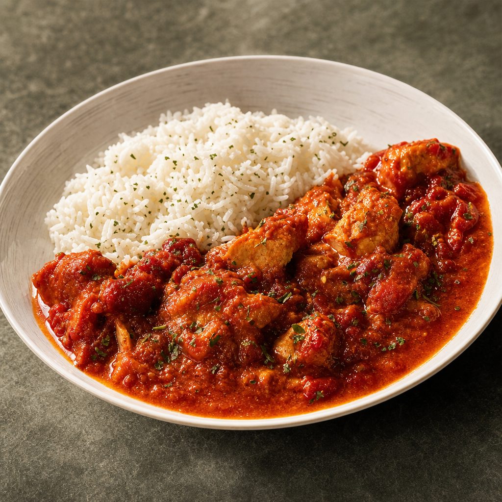 Chicken Vindaloo.