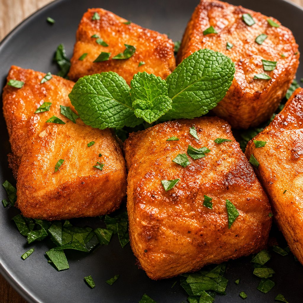 Tandoori Salmon.