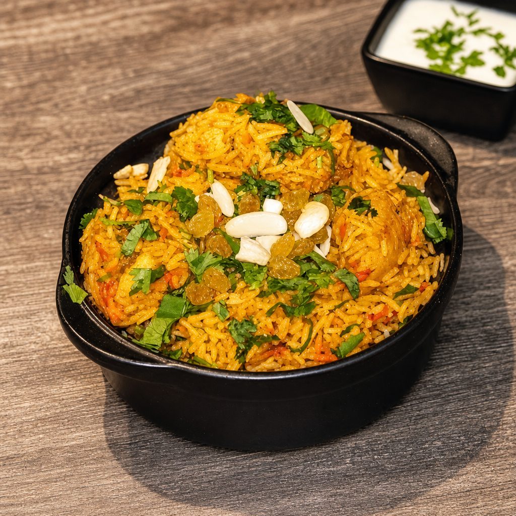 Goat Biryani.