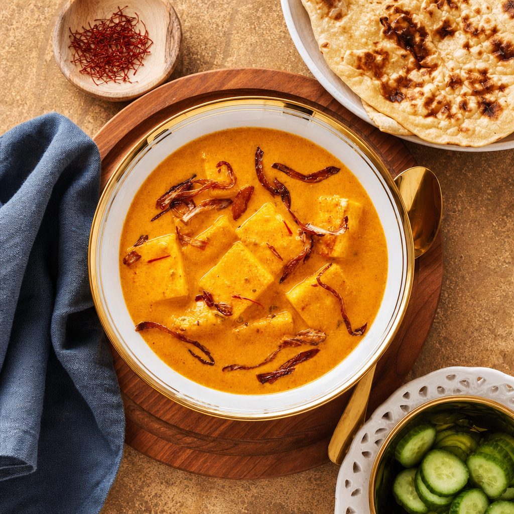 Paneer Shahi Korma.
