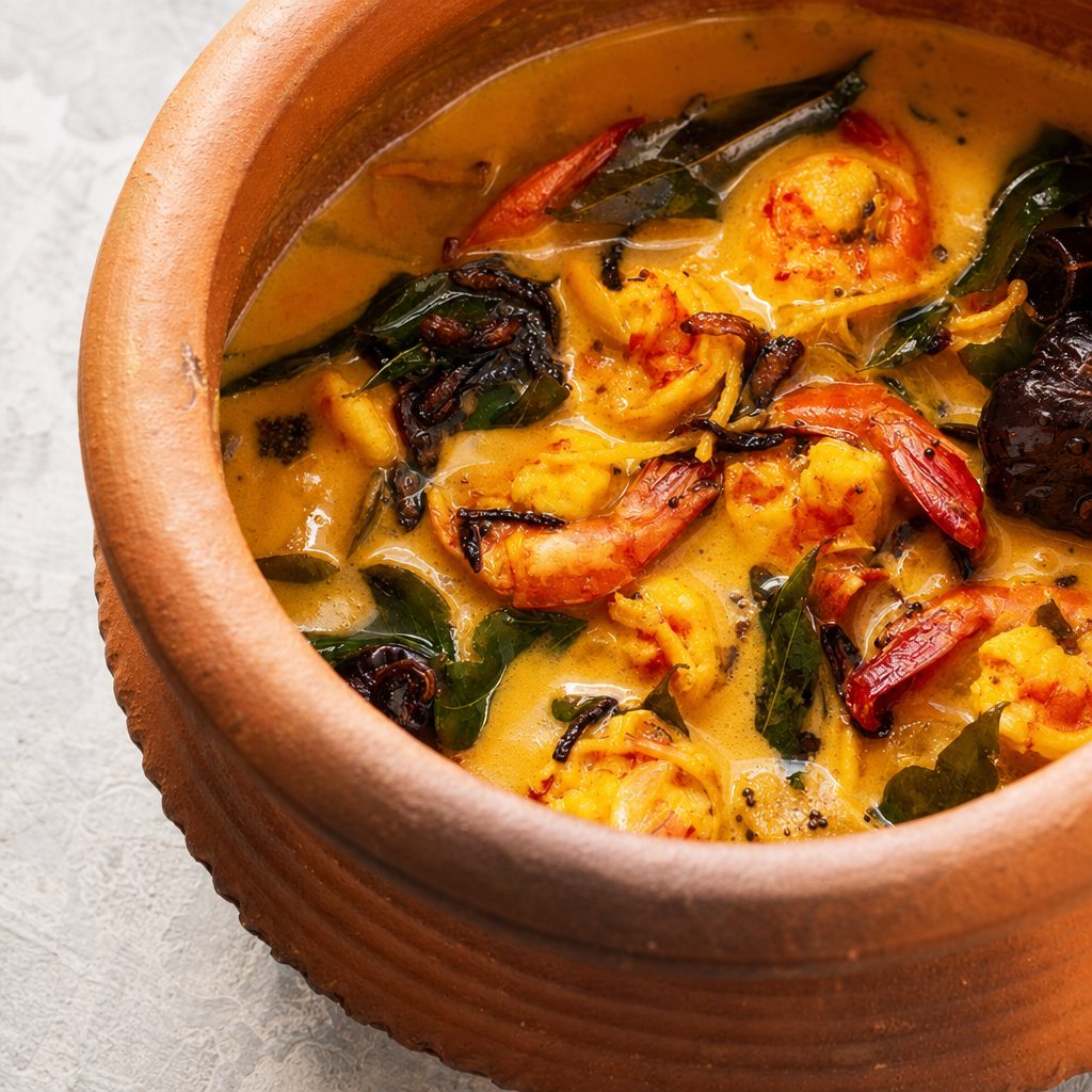 Mix Seafood in Coconut Curry.