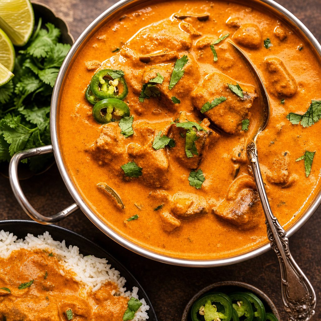 Goat Tikka Masala.