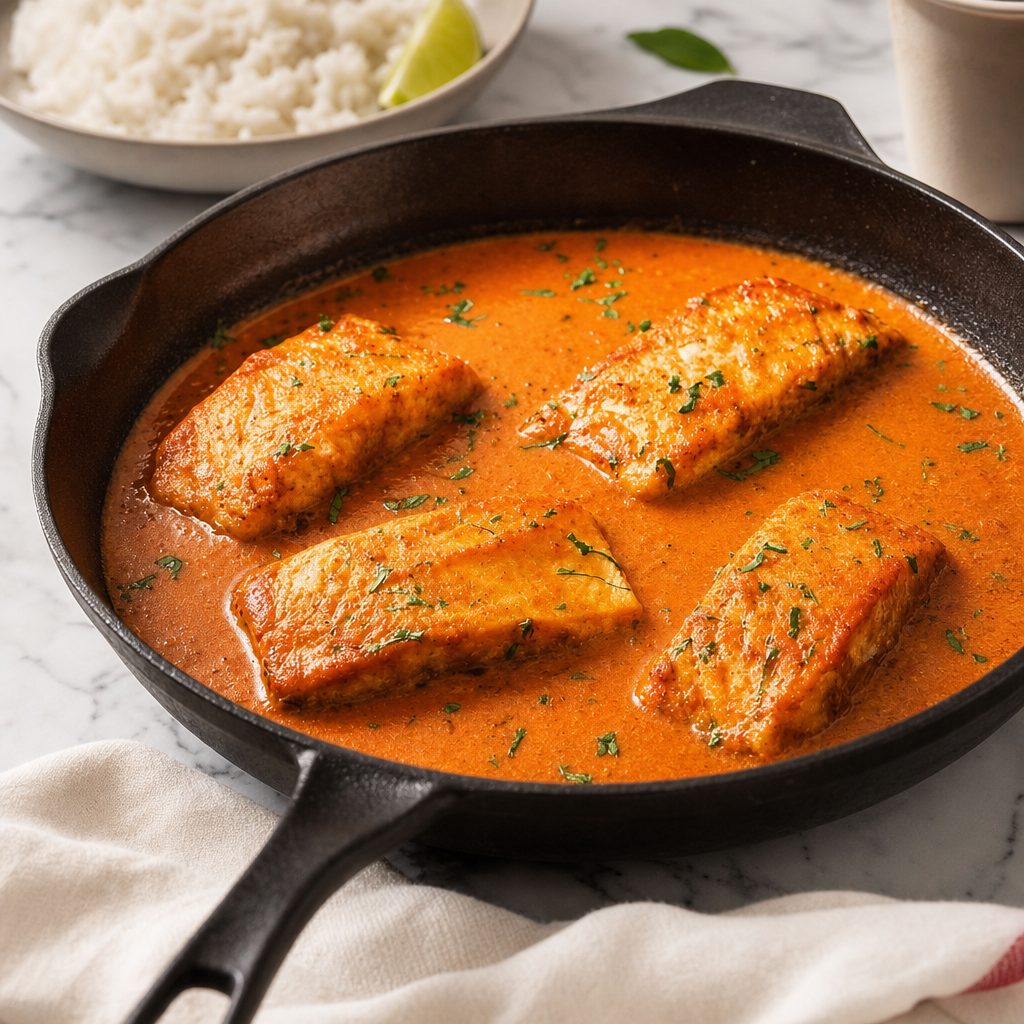 Salmon Vindaloo.
