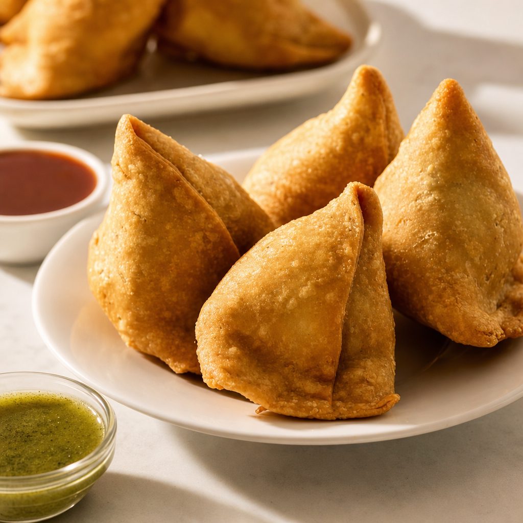 Vegetable Samosa.