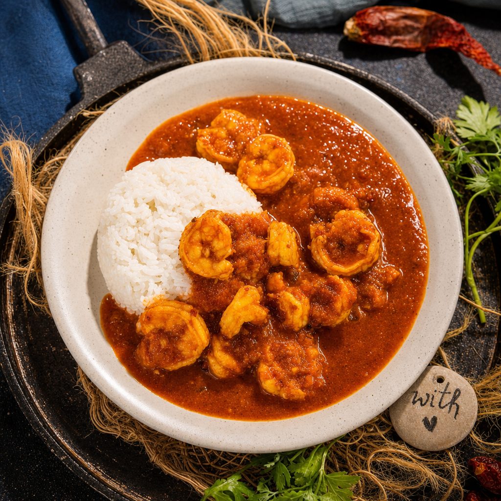Shrimp Vindaloo.