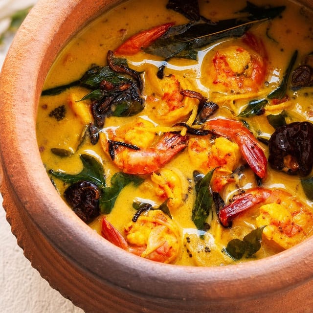 Mix Seafood in Coconut Curry.