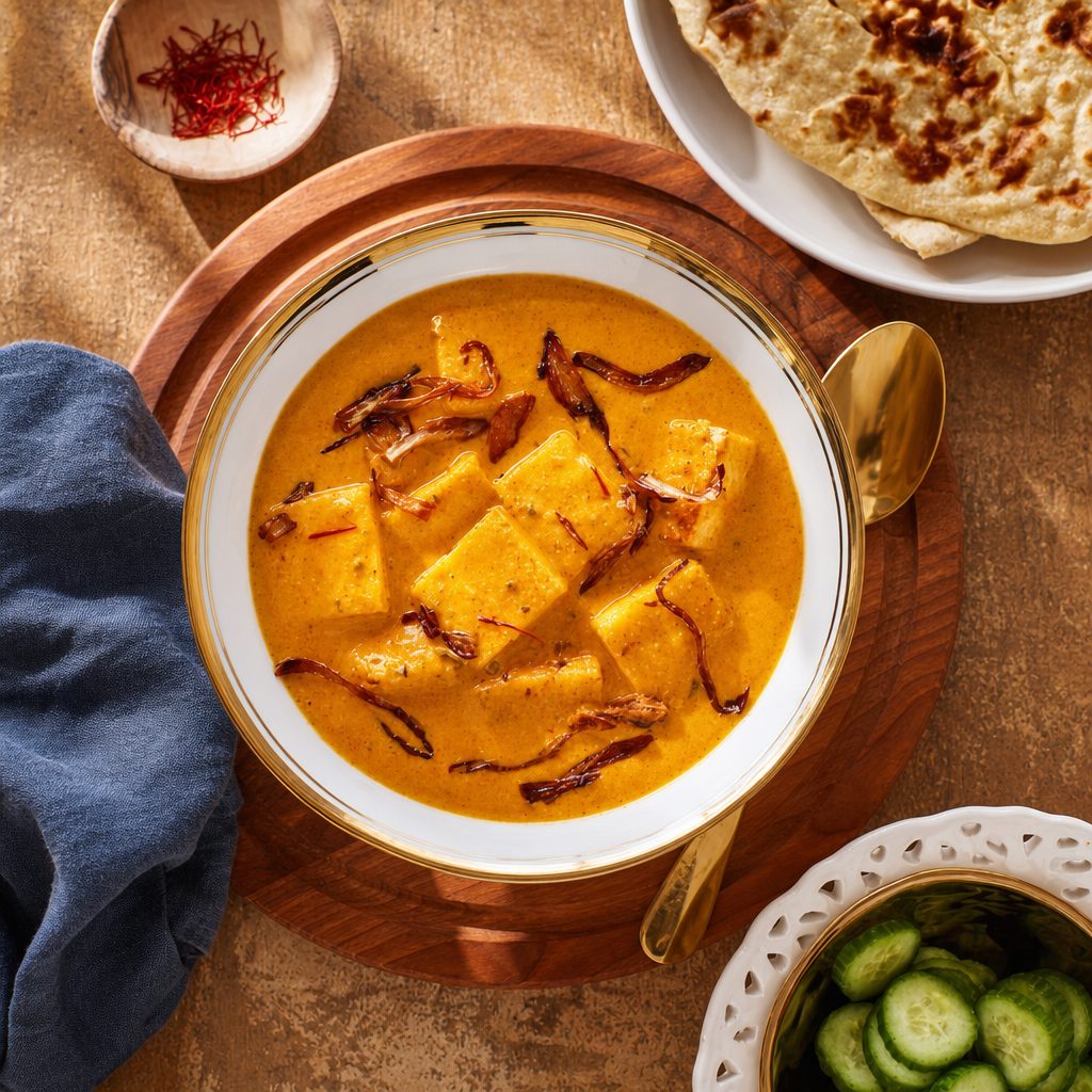 Paneer Shahi Korma.