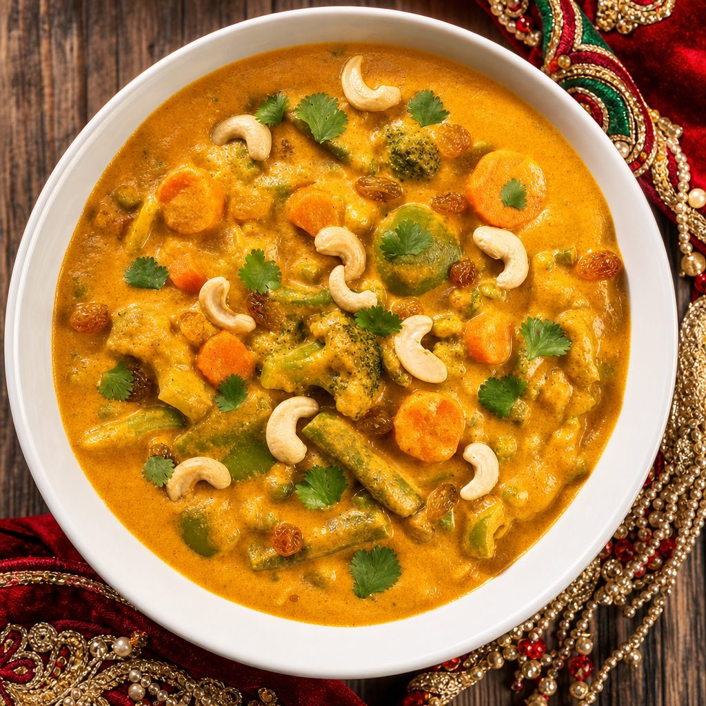 Veg Shahi Korma.
